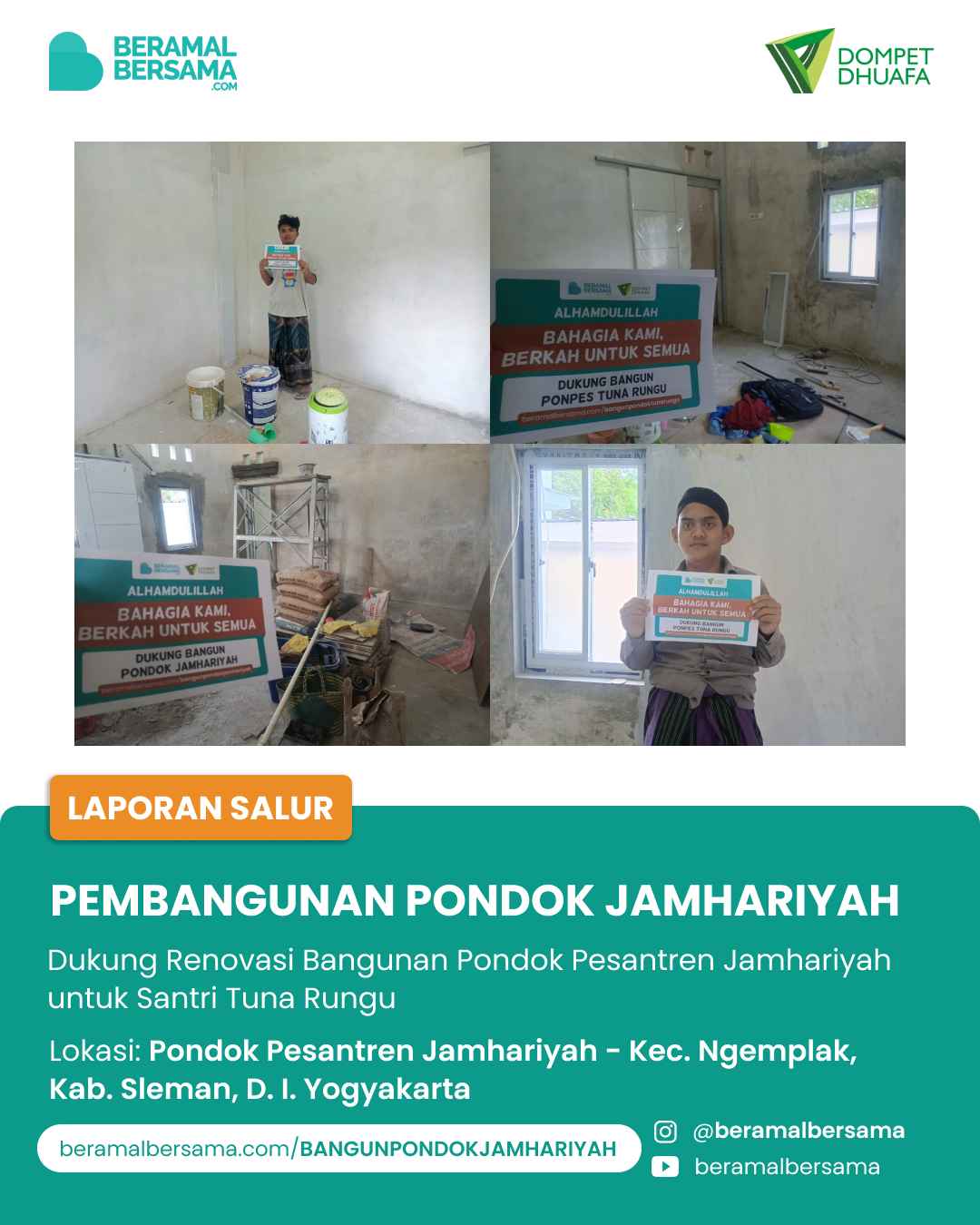 update penyaluran program renovasi masjid pelosok