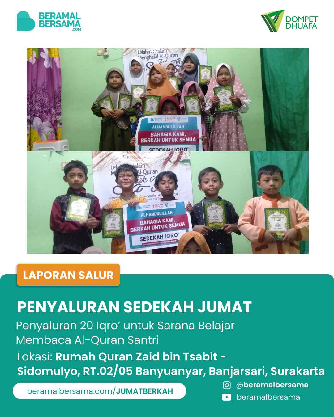 update penyaluran program renovasi masjid pelosok