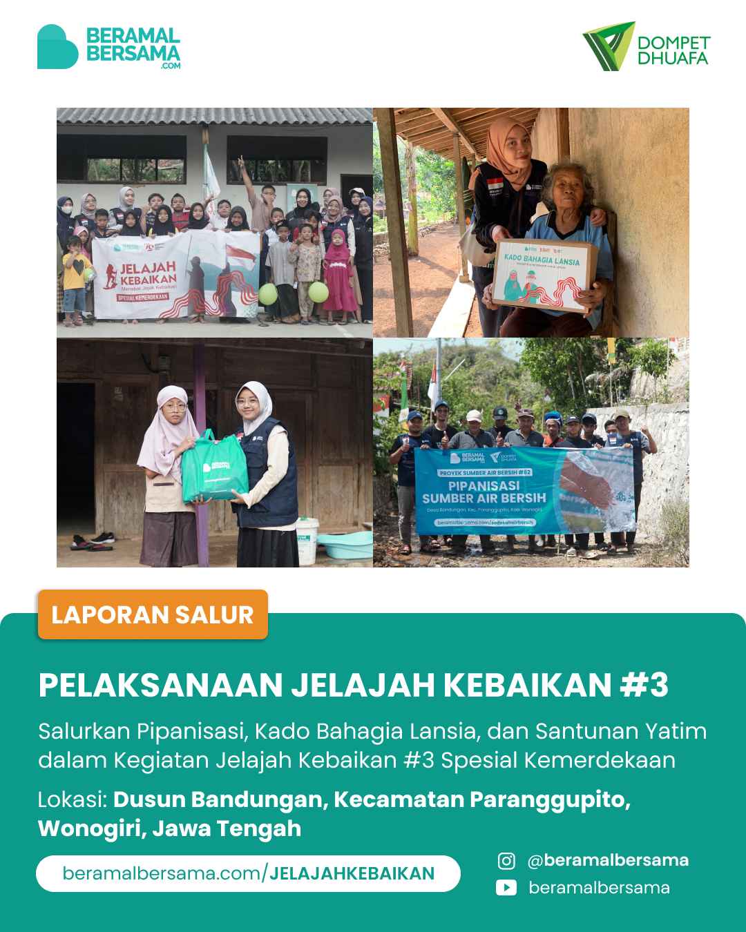 update penyaluran program renovasi masjid pelosok