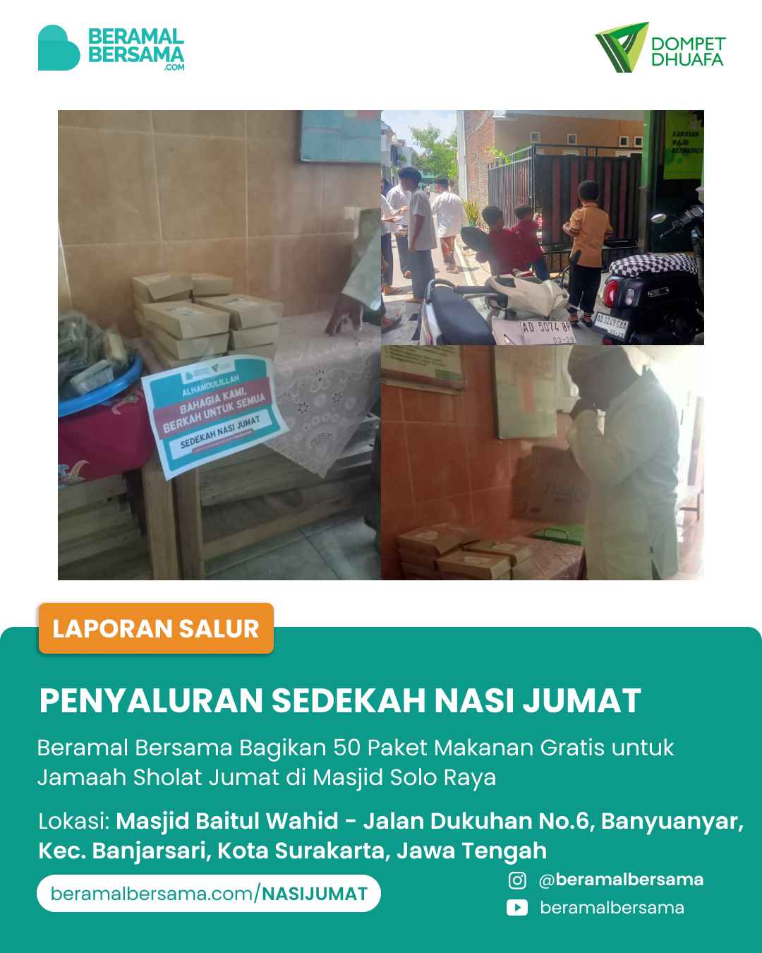 update penyaluran program renovasi masjid pelosok