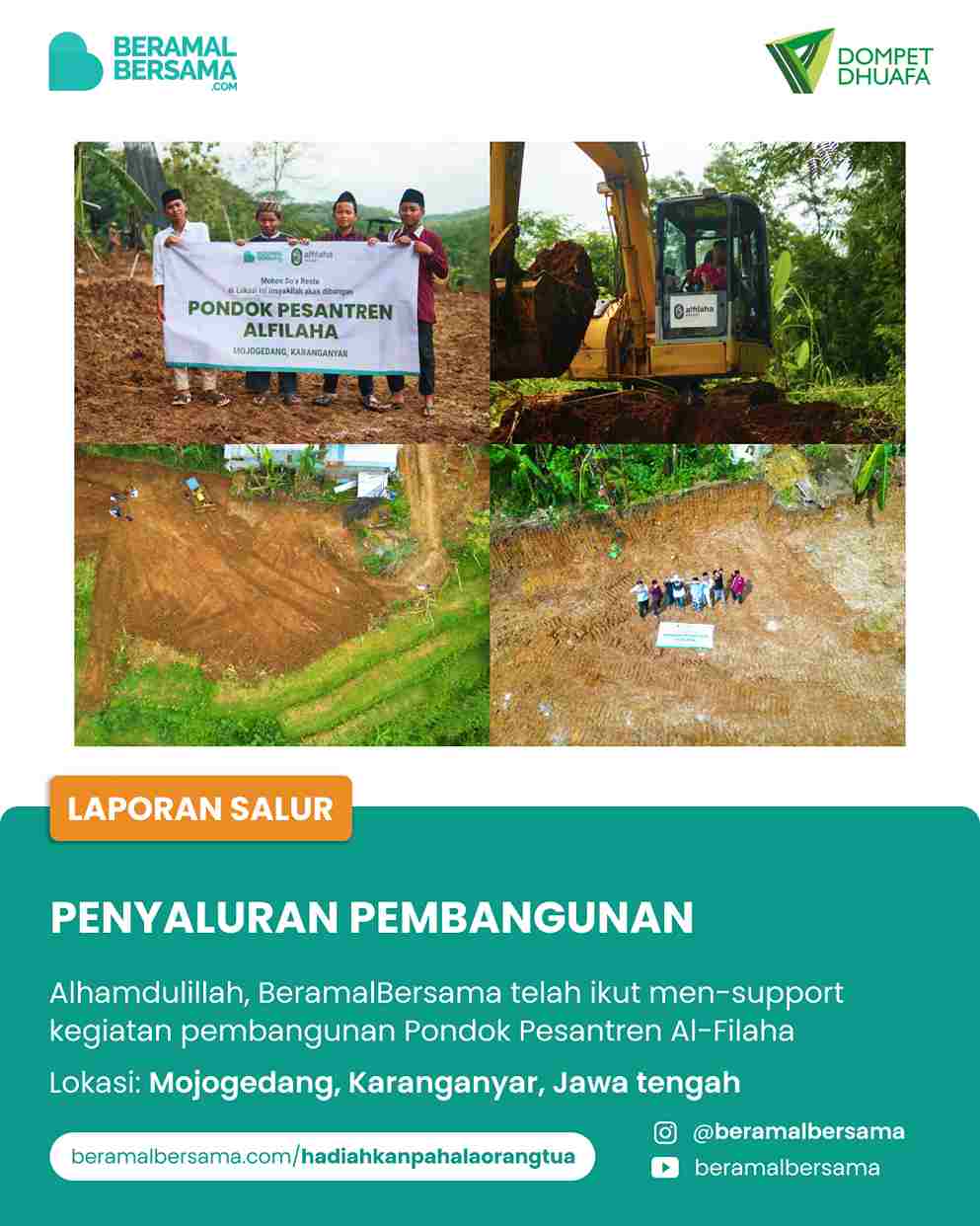 update penyaluran program renovasi masjid pelosok