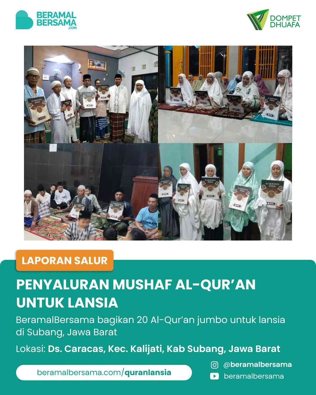 update penyaluran program renovasi masjid pelosok