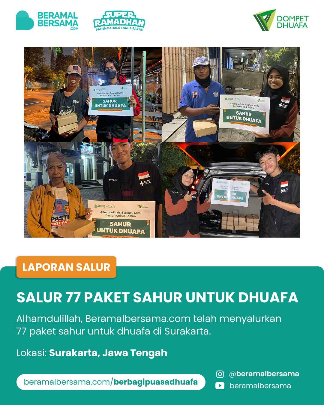update penyaluran program renovasi masjid pelosok
