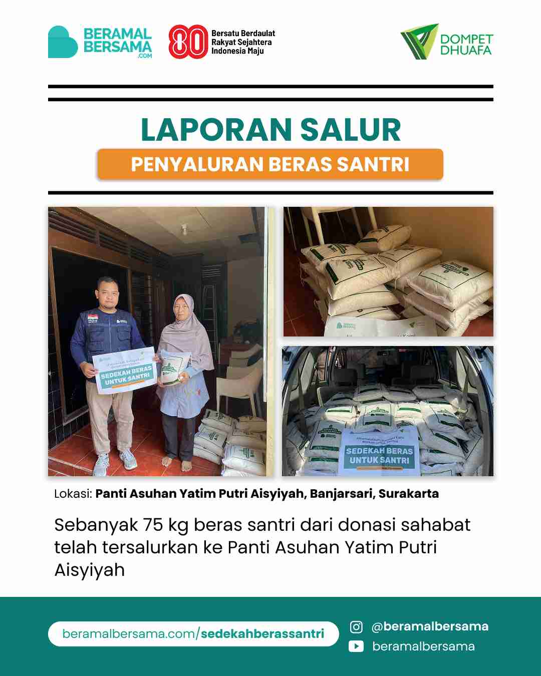update penyaluran program renovasi masjid pelosok