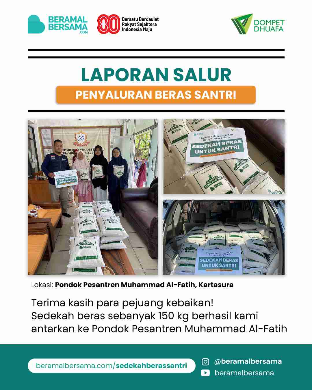 update penyaluran program renovasi masjid pelosok