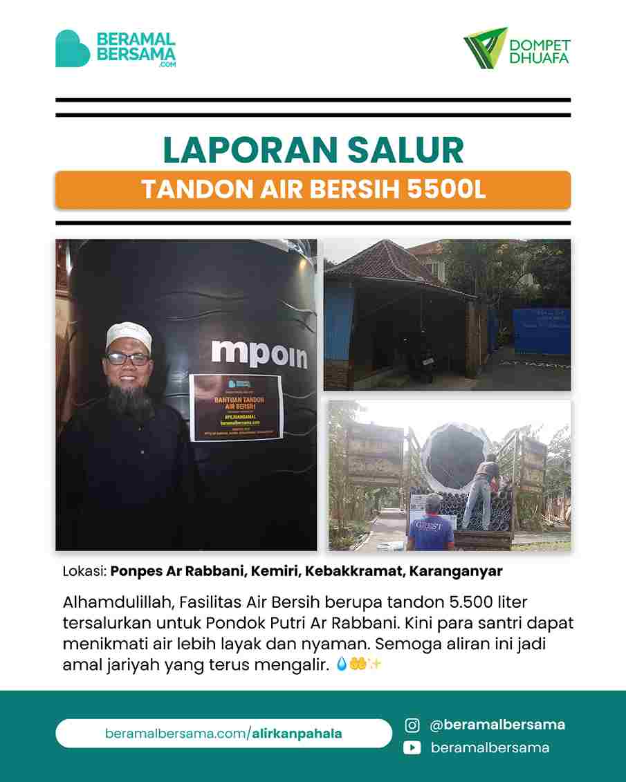 update penyaluran program renovasi masjid pelosok