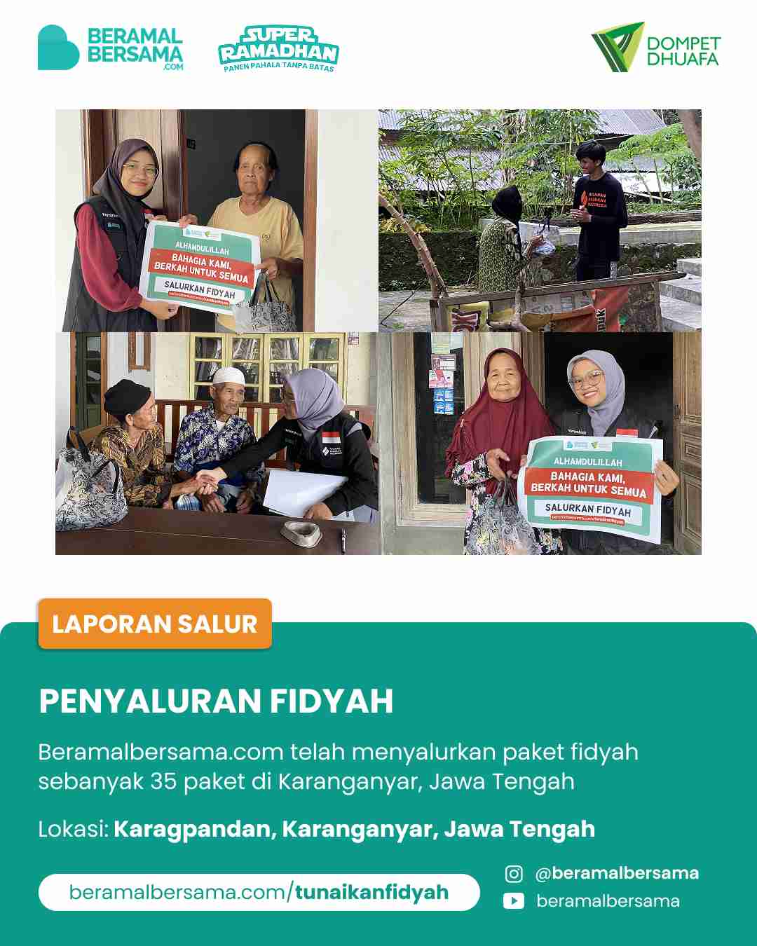 update penyaluran program renovasi masjid pelosok