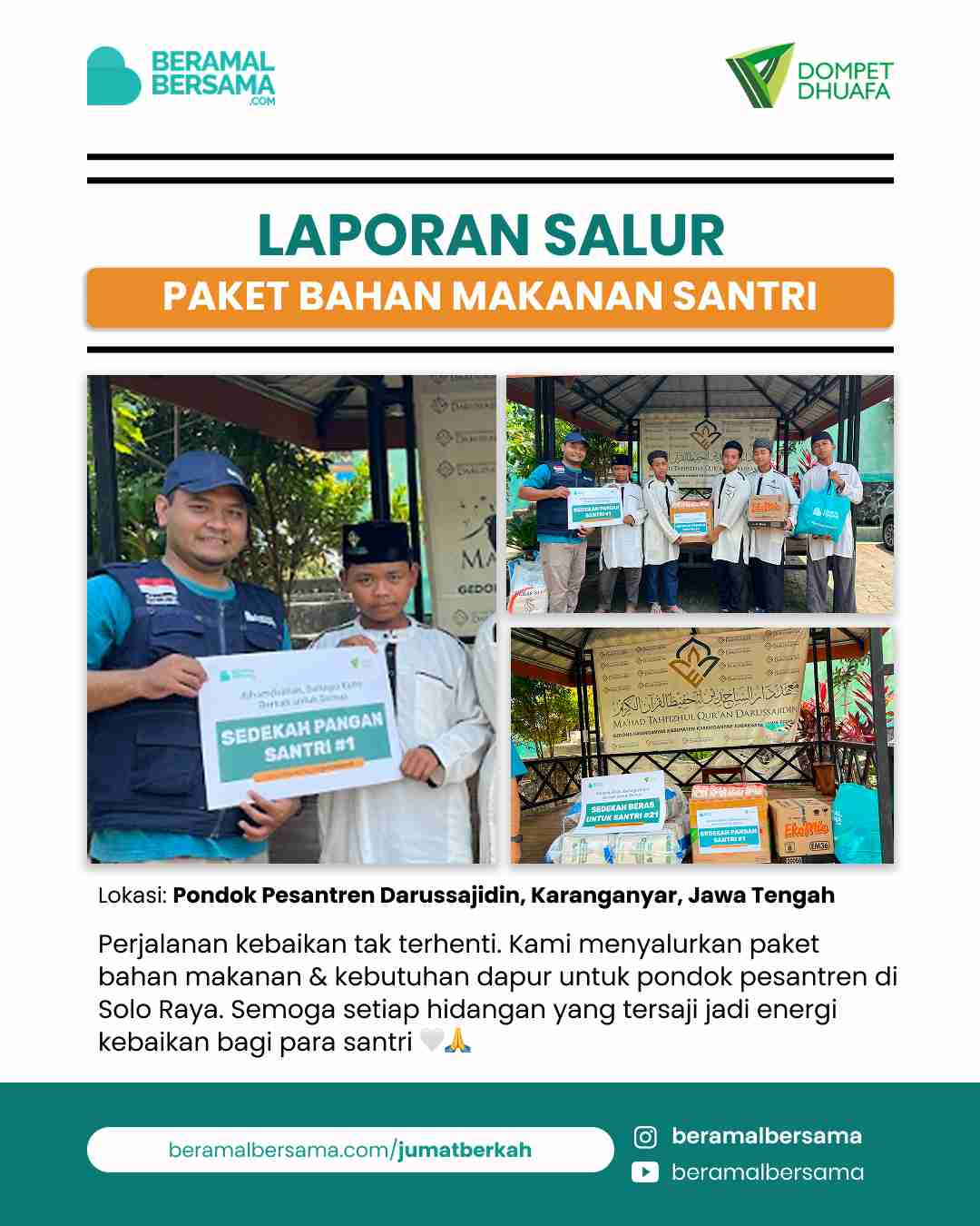 update penyaluran program renovasi masjid pelosok