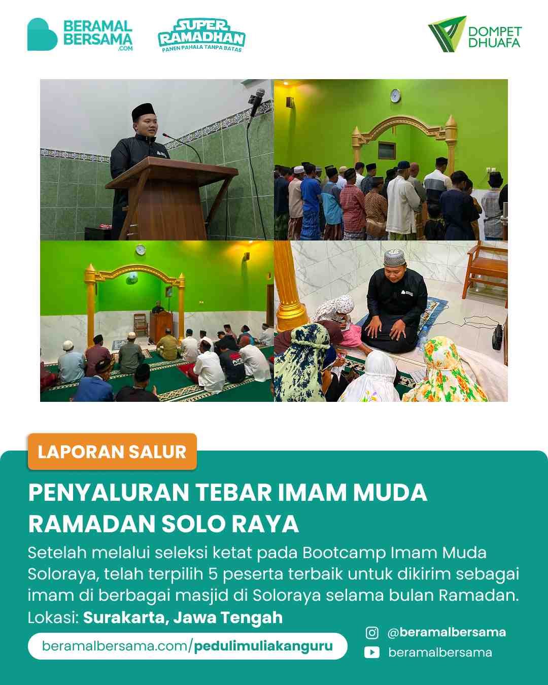 update penyaluran program renovasi masjid pelosok