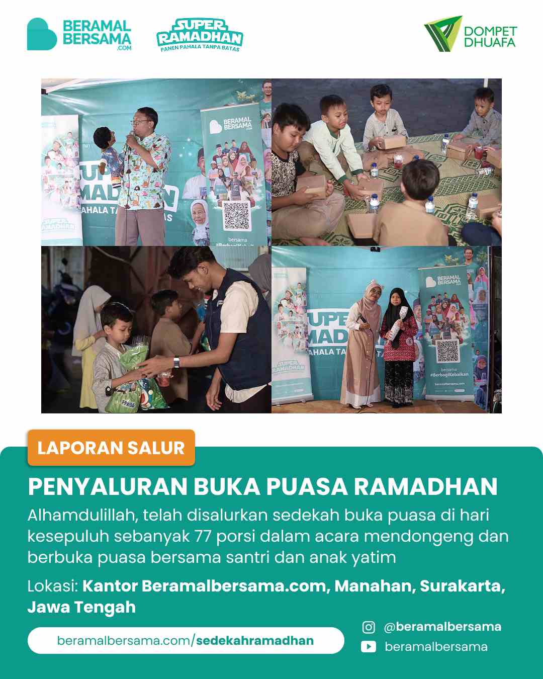update penyaluran program renovasi masjid pelosok