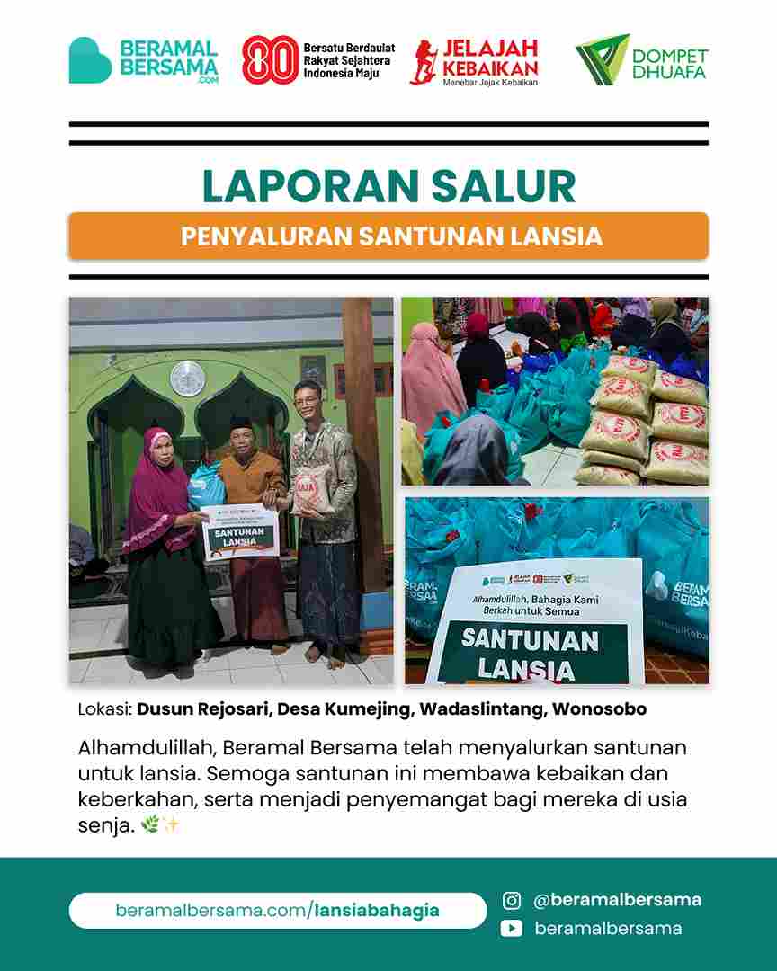 update penyaluran program renovasi masjid pelosok