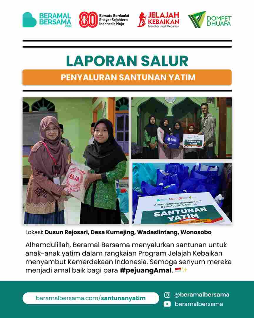 update penyaluran program renovasi masjid pelosok