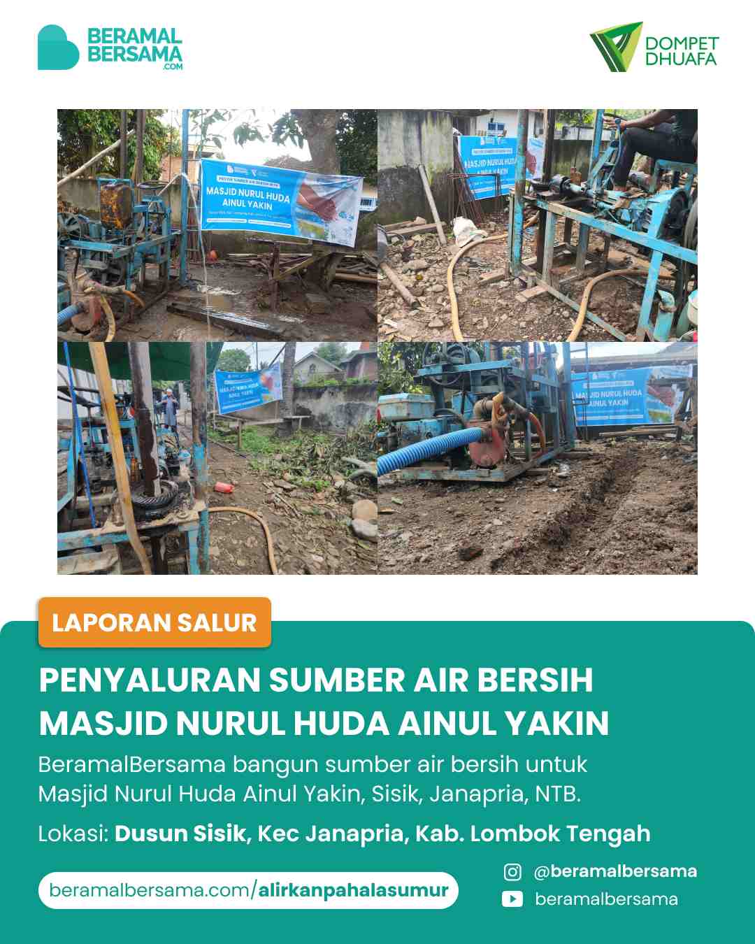 update penyaluran program renovasi masjid pelosok