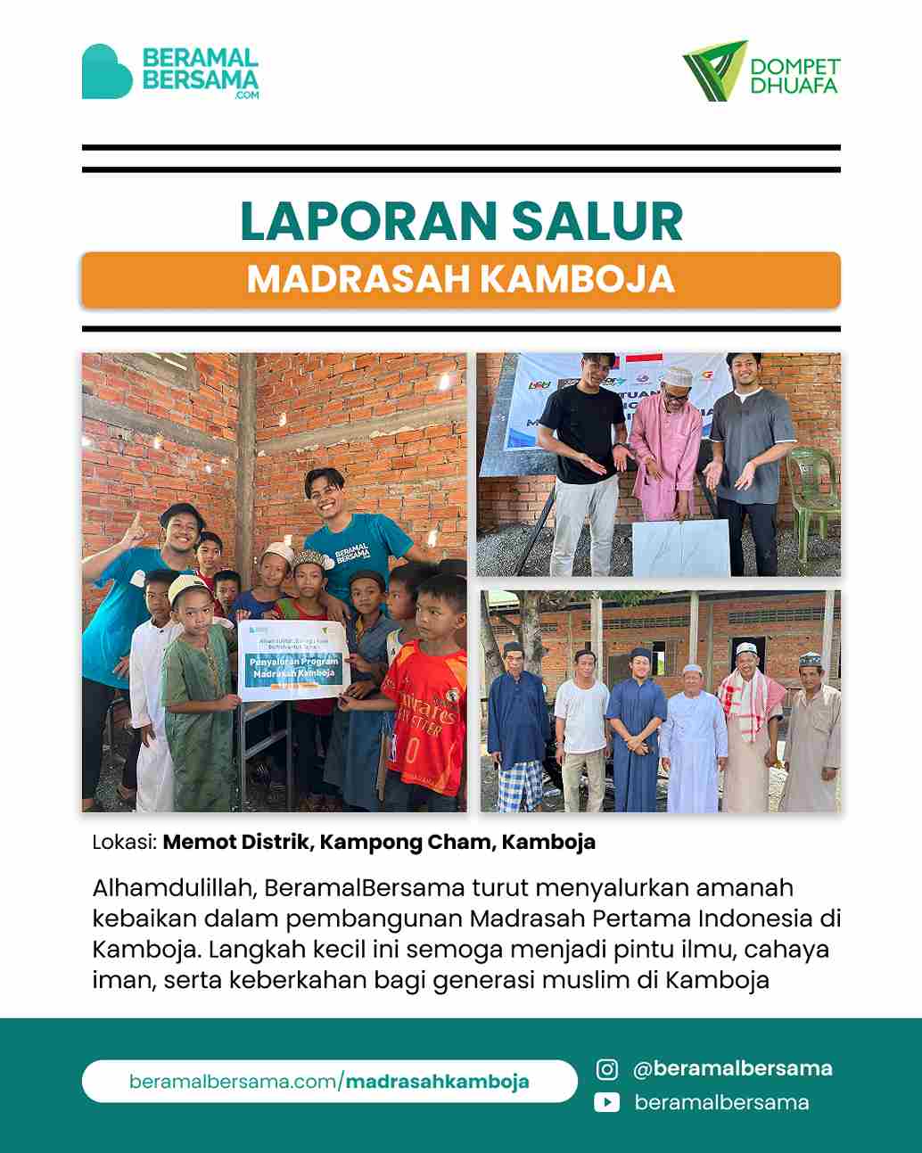 update penyaluran program renovasi masjid pelosok