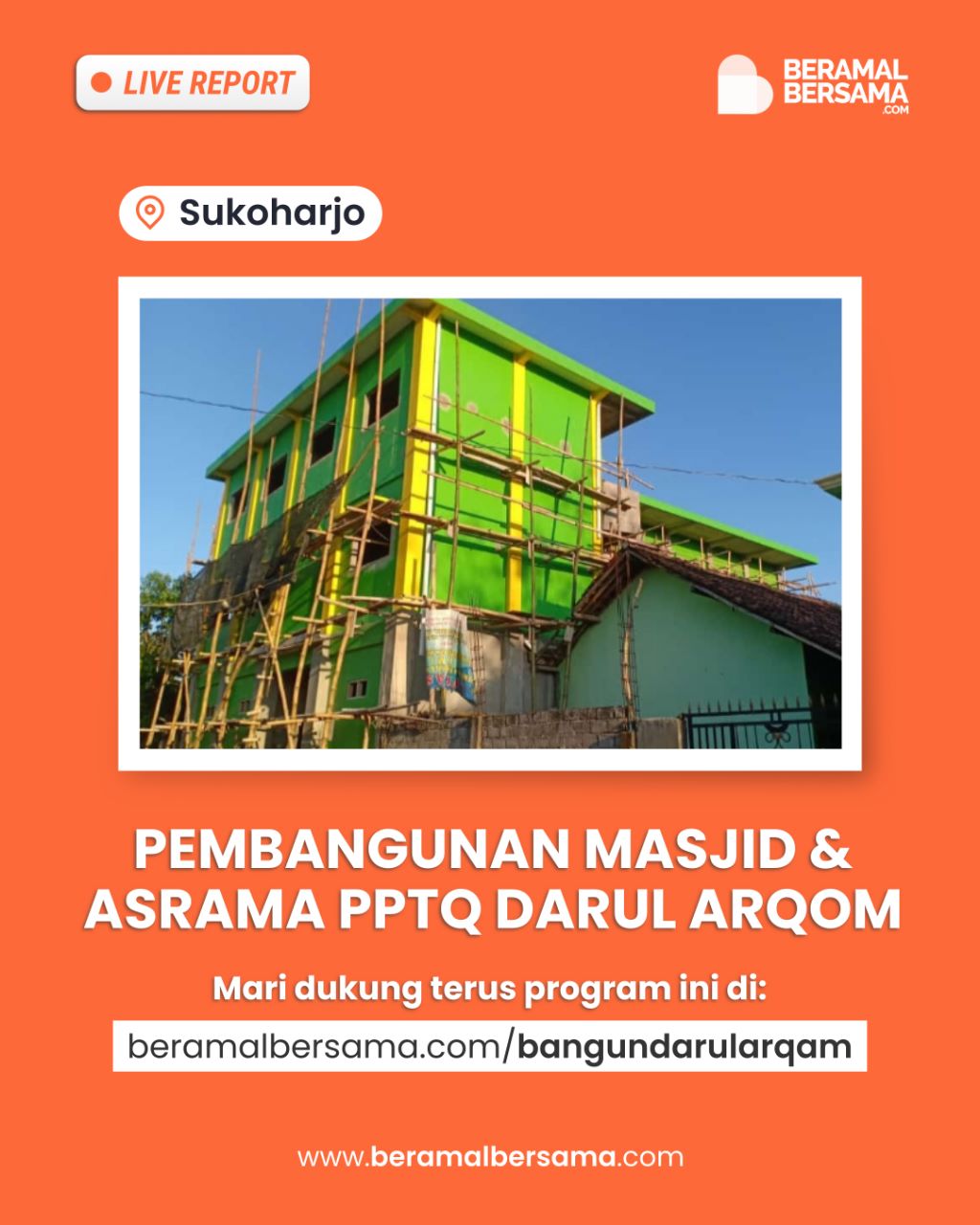 update penyaluran program renovasi masjid pelosok