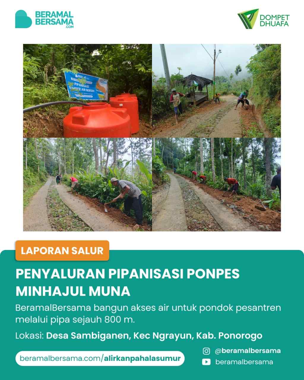 update penyaluran program renovasi masjid pelosok