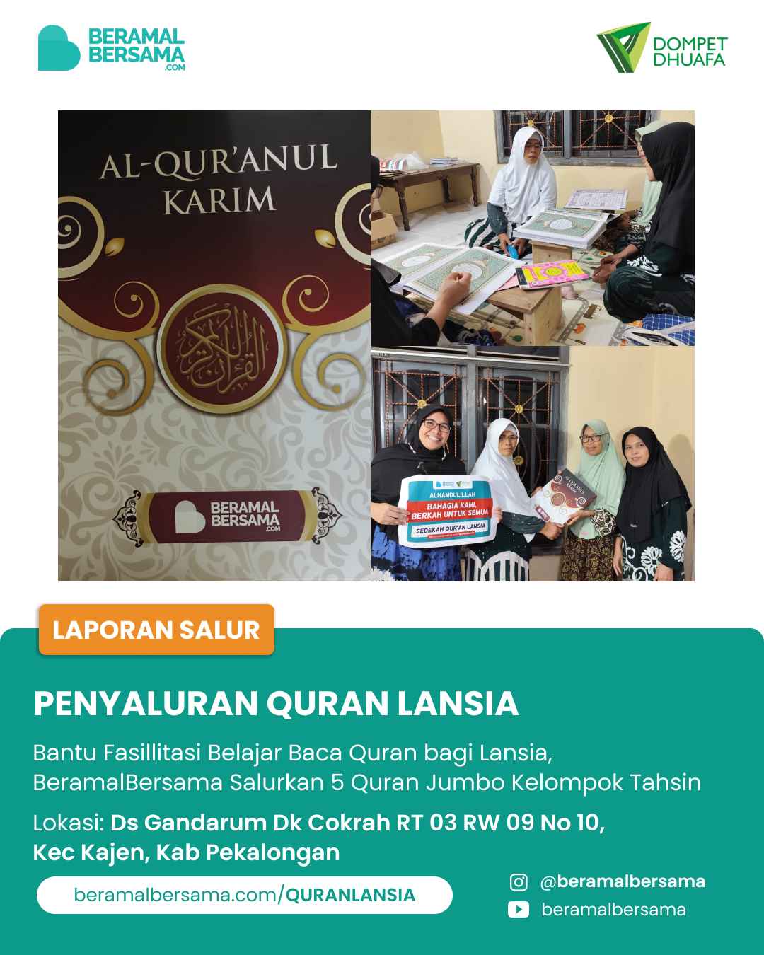 update penyaluran program renovasi masjid pelosok