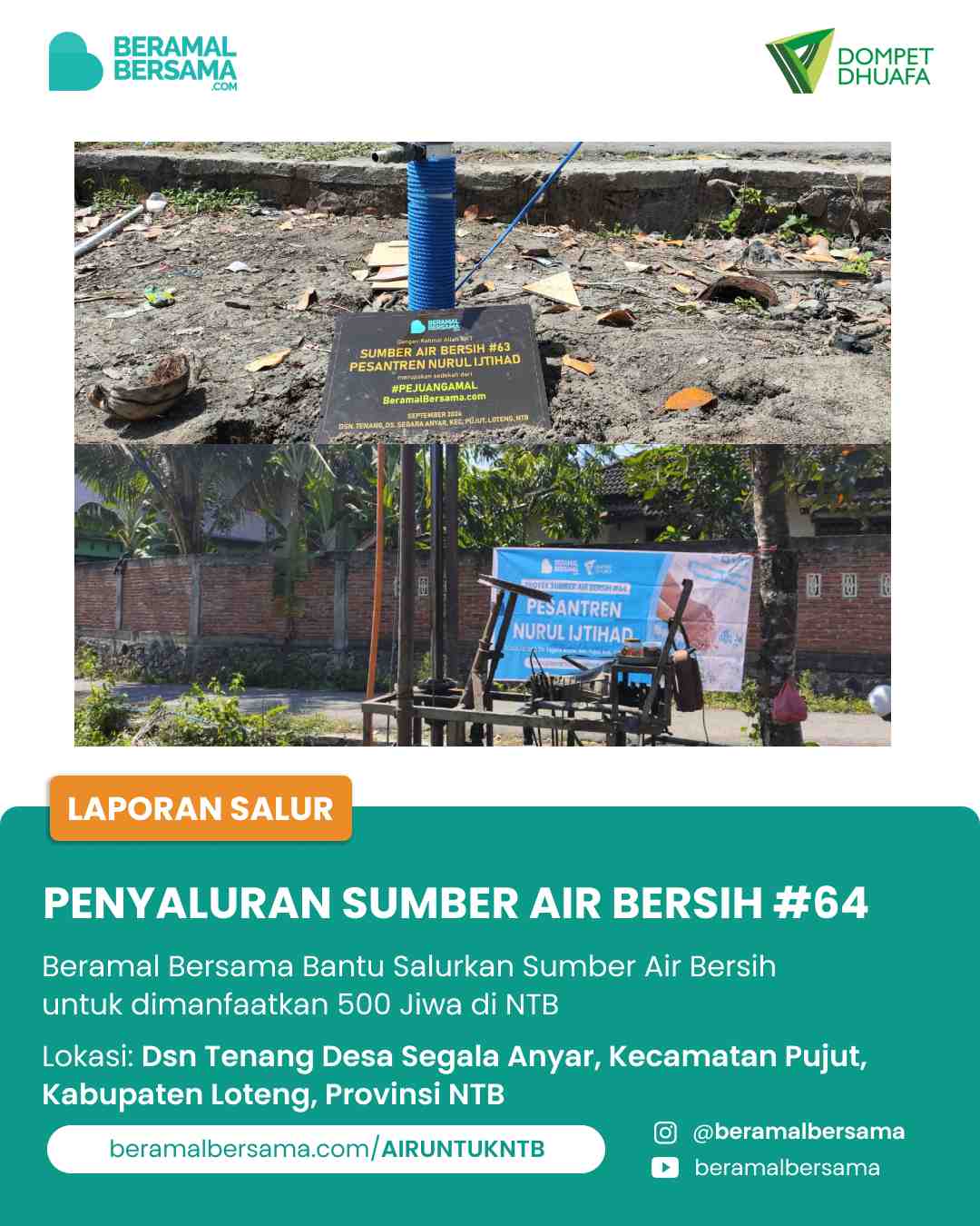 update penyaluran program renovasi masjid pelosok