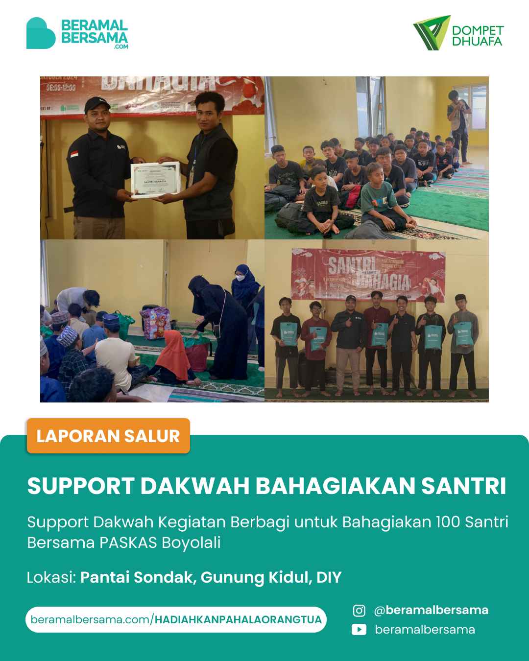 update penyaluran program renovasi masjid pelosok