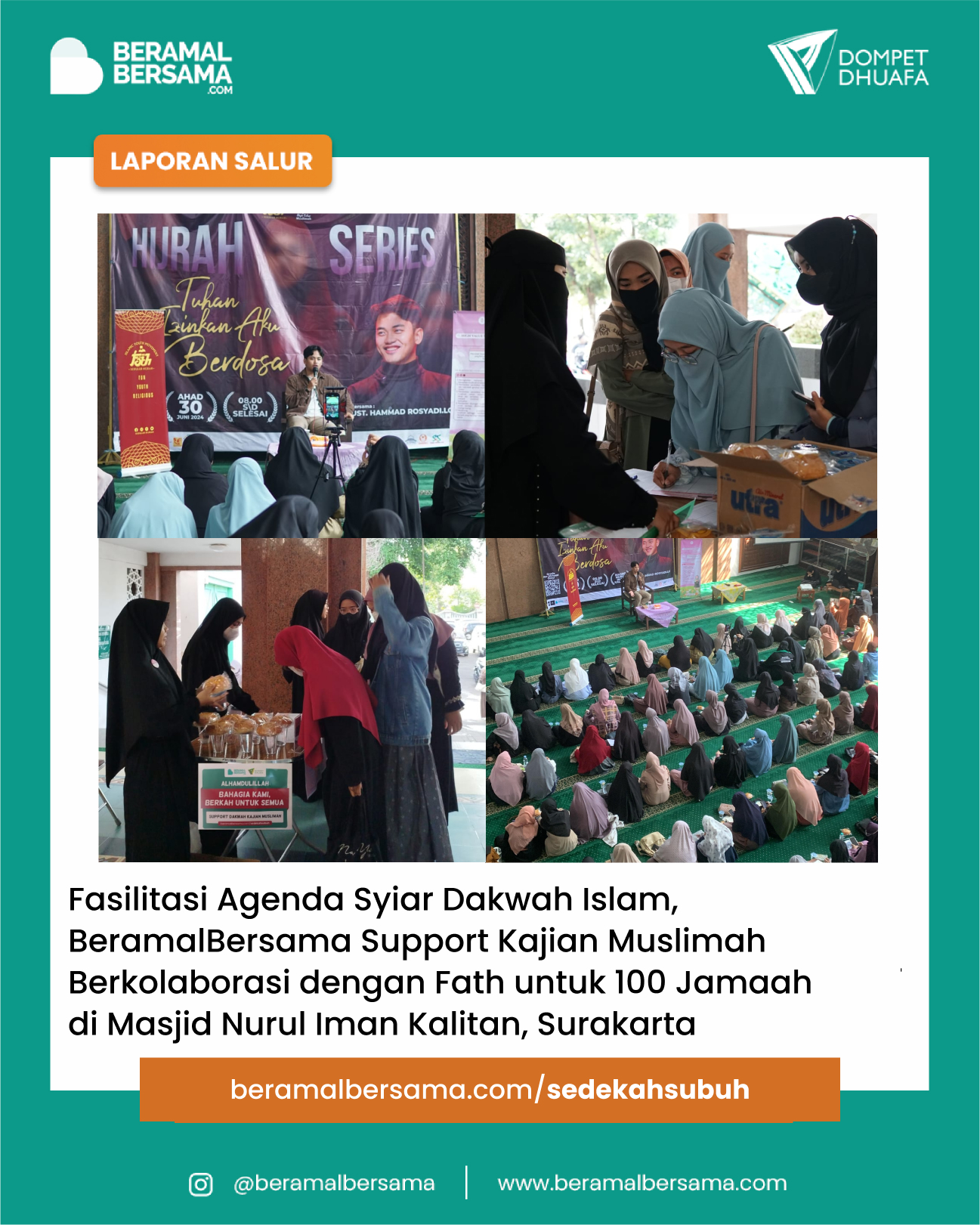 update penyaluran program renovasi masjid pelosok